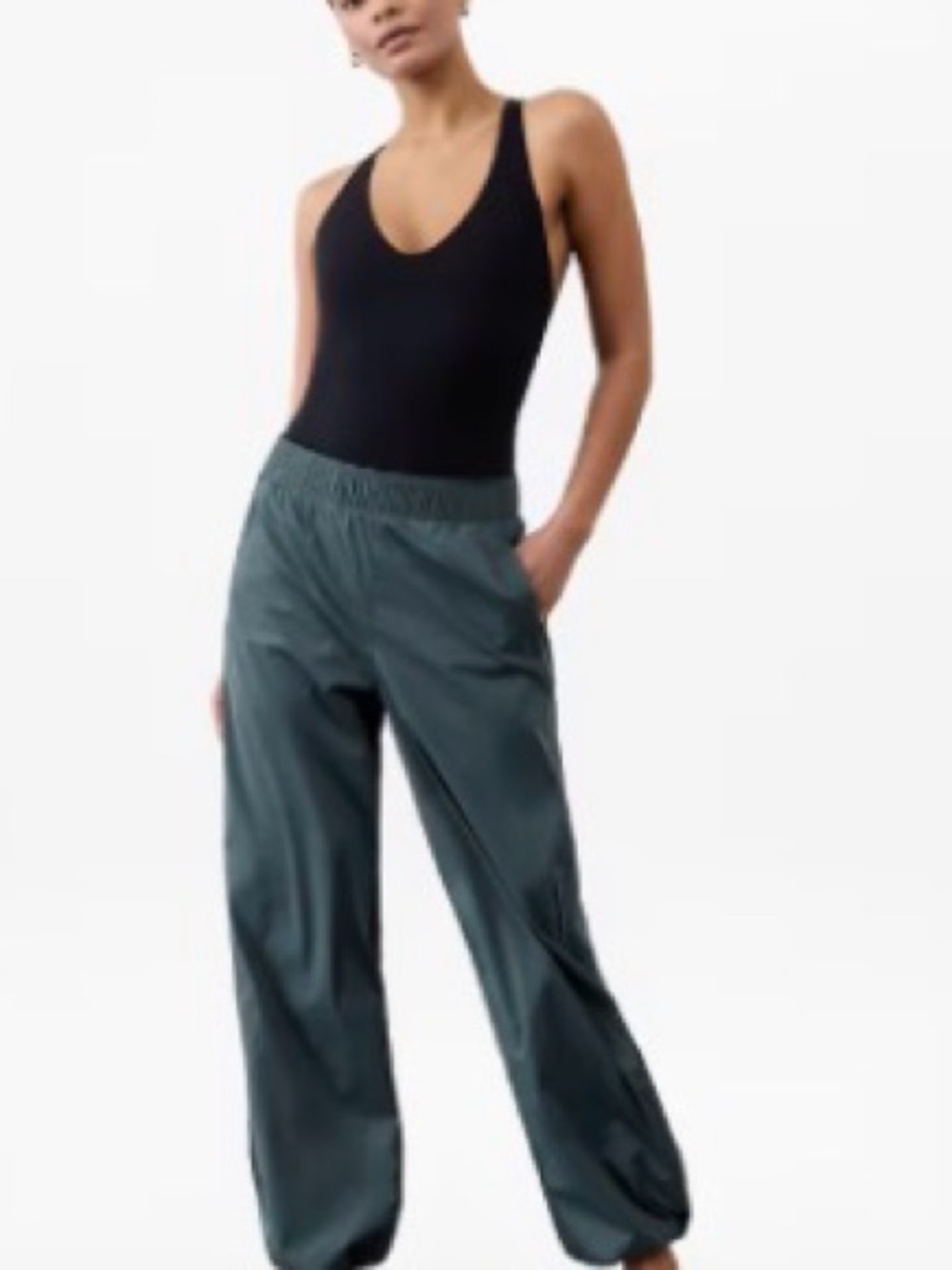 4+ 50% OFF | Athleta Men's Dark Blue Elastic-Waist Jogger Pants - Picture 3 of 9